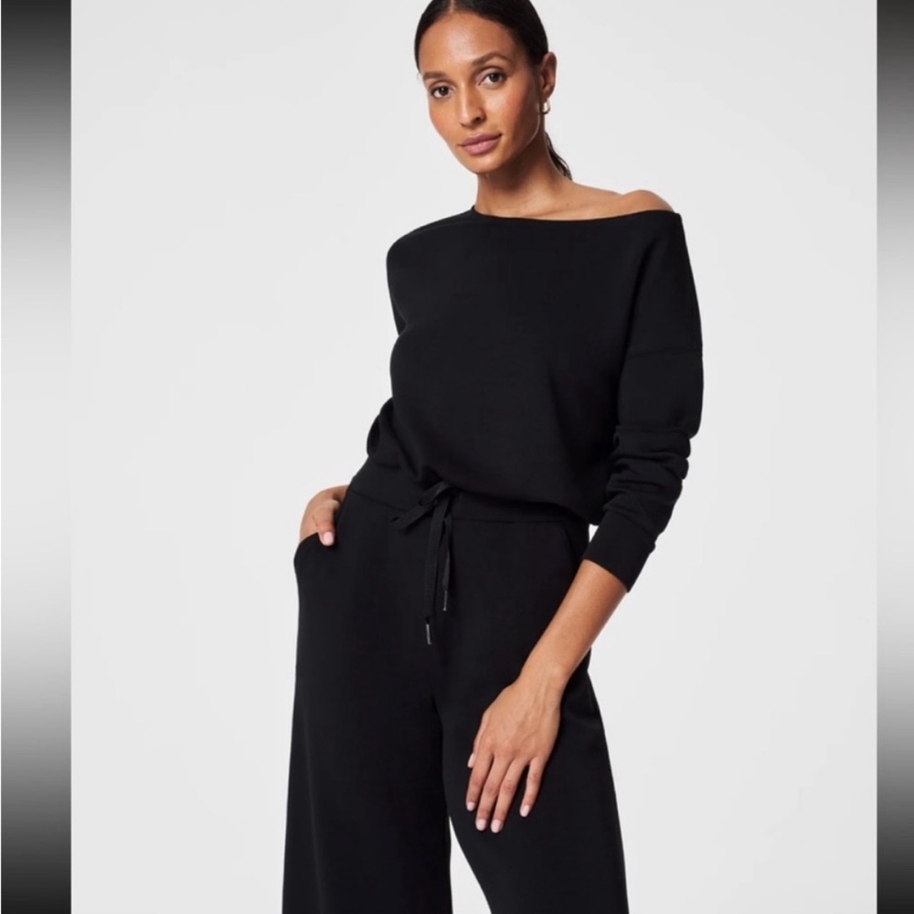 SPANX Blue Wide Leg Pantsuit